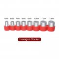 Uxcell Flexible Drill Bit Extension Kits 9pcs 1 4 Hex Shank Socket Kit Tools With 300mm Shaft