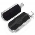 Httmt Mt216-106 Pa013x2 Chrome Skull Rubber Footpeg Compatible With Passenger Victory All Cross Roads Rear