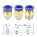 Uxcell Pneumatic 10mm Od Polyurethane Pu Air Hose Tubing Kit 10 Meters Clear With 14 Pcs Push To Connect Fittings