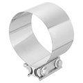 4 5 Inch Exhaust Clamp 304 Stainless Steel Butt Joint Band Sleeve Coupler Pipe Repair Universal Widening For Pipes Mufflers 