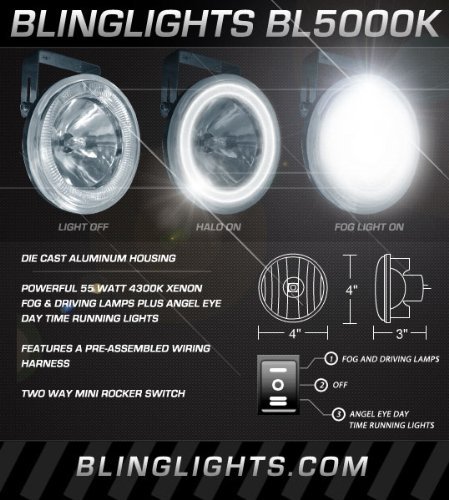 Blinglights Brand Halo Fog Lights For 2014 2015 2016 Subaru Forester