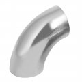 Uxcell 25mmx1 5mm 304 Stainless Steel Hand Rail Elbow Fittings 2pcs