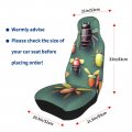 Rldobofe Insect Atlas Print Car Seat Covers 2 Pcs Front Auto Bucket Seats Protector Aesthetic Accessories Interior Cushion