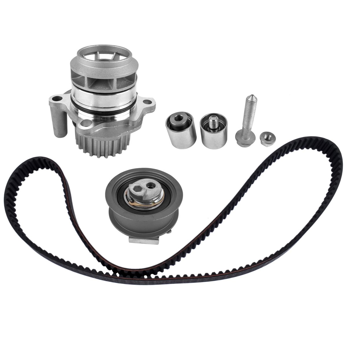 Water Pump Timing Belt Kit Replacement For Vw Jetta Eos Gti Passat Audi A4 Tt 2 0l 2006-2008 Part Kp35604xs Pk05870 06f121011