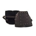 Style N Craft 74012 Professionals Kneepads In Heavy Top Grain Oiled Leather Dark Brown Color 