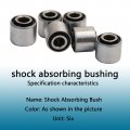 Minho Motorcycle Engine Mount Bushing Compatible With Chinese Gy6 4-stroke 125cc 150cc 6pcs Rear Cushion