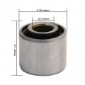 Minho Motorcycle Engine Mount Bushing Compatible With Chinese Gy6 4-stroke 125cc 150cc 6pcs Rear Cushion