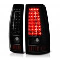C-shape Led Black Smoke Tail Light Lamp Assembly For 1999-2002 Chevy Silverado 1999-2006 Gmc Sierra 1500 2500 3500 Driver 