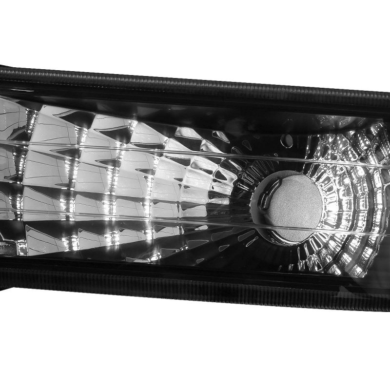 Chevy Silverado Gmt800 4pc Pair Of Black Amber Corner Headlight Smoked Lens Altezza Style Tail Light