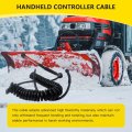 Handheld Controller Cable Cord 96464 For Western Fisher Fleet Flex Snow Plows 9 Button 4 Pin Square
