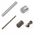 Uxcell Drill Bit Set 3 5mm Cobalt High Speed Steel Twist Bits 5pcs 18mm Round Rod Lathe Bar Stock 1pcs