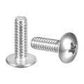 8-32 X 1 2 Truss Head Phillips Machine Screws Full Thread Drive 304 Stainless Steel 18-8 Quantity 100 