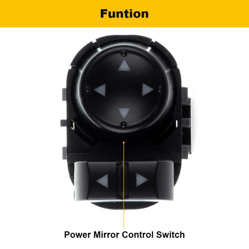 Power Mirror Switch For Chevy Silverado 1500 2007 2008 2013 Gmc Sierra 2500 Hd 3500 Replacement Part 22883768
