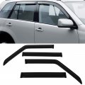 Aintier Side Window Deflectors Sun Rain Guards Set Fit For 1984-2001 Jeep Cherokee 4 Pcs Black
