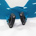 One Pair Blue Plastic Compatition Racing Dirt Bike Atv Mx Motocross Supermoto Motorcycle Hand Guard Handguards For 7 8
