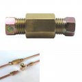 12 Piece 3 8-24 Inverted Brake Line Fittings Brass Unions For 16 Inch Tube