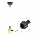 Uxcell On Off Replacement Light Turn Switch Knob Lamp Socket Extension Knobs 20mm Length Black 20pcs