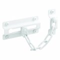 Prime-line U 9852 Chain Door Guard Stamped Steel W Steel White Painted Finish Single Pack 