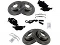 Front And Rear Ceramic Brake Pad Rotor Kit Compatible With 2001-2005 Bmw 325i 