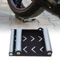 Fydun Motorcycle Wheel Roller Stand Paddock With Easy Tire Rotation Ideal For Home Maintenance And Emergency Use Bikes 600lbs
