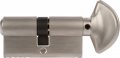Rockwell Security 360 Degree European Profile Cylinder Lock Solid Brass Brushed Nickel Finish For Commercial And Residential 