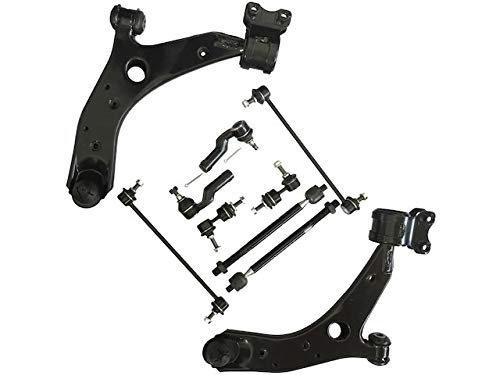 Lower Control Arm Ball Joint Tie Rod Sway Bar Link 10 Piece Kit For 2006 2010 2012 2014 Mazda 5