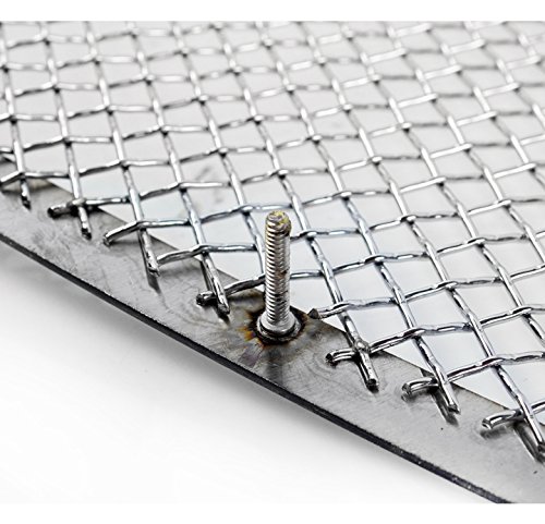 Main Upper Stainless Steel Mesh Grille Grill Chrome For G35 Coupe 2dr