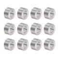 12pcs Stainless Steel Spacer 8 2mm Bore X 16mm Od 8mm Length Screw Bushing Plain Finish Round Metal For M8 Screws Bolts And 