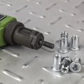 Uxcell 10-32 Rivet Nuts 100pcs 304 Stainless Steel Knurled Flat Head Threaded Insert For Metal Plastic