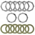 Caltric Clutch Friction Steel With End Plates Kit Compatible Honda Pioneer 700 Sxs700m4 2017-2023