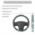 Forchrinse 10pack Blue Dolphin Tie Dye Car Seat Cover Full Set For Men Women Gift Front And Back Combo With Steering Wheel