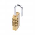 Uxcell 3-digit Combination Padlock Brass Locks 5mm Shackle Diameter For Gym Locker Fence Suitcase Travel Outdoor