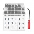 415pcs 18 Sizes Assorted Clip Trim Car Push Pin Rivet Bumper Door Panel Retainer With Screwdriver