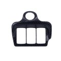 Carbon Fiber Headlight Button Frame Cover Trim For Honda Crv 2012 2013 2014 2015 2016 Black Look Plastic Interior Accessory 