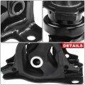 A-premium 3pcs Engine Motor Mount And Transmission Set Compatible With Honda Accord 1998-1999 L4 2 3l Sohc Petrol Replace A6572