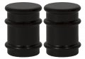 Urbanest Set Of 2 Spina Lamp Finials 1 4-inch Tall Oil-rubbed Bronze 