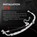 A-premium A C Suction And Discharge Line Hose Assembly Compatible With Ford Fusion 2010012 2 5l Mercury Milan 2010-2011 2
