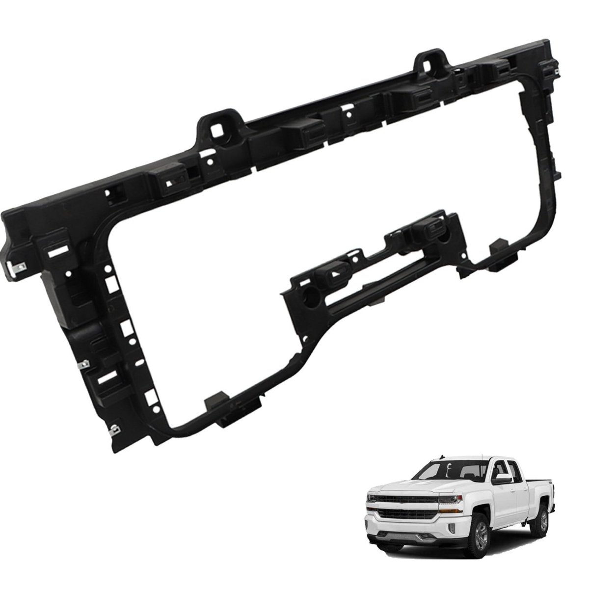 Radiator Support Mounting Bracket Panel Replacement For 2016-2018 Silverado 1500