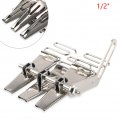 Newsmarts Multi-tape Sewing Machine Fold Binder 1 2 12 7mm Triple Stripe Attachment Steel 456 For Industrial Multiple Needle