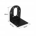 Uxcell 37mm Diameter Dc Gear Motors Mounting Bracketbox L-shape Fixed Seat Gear Reduction Motor Holder