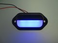Pactrade Marine Rv Blue Led License Plate Courtesy Light 2 6x1 3 Black Housing 