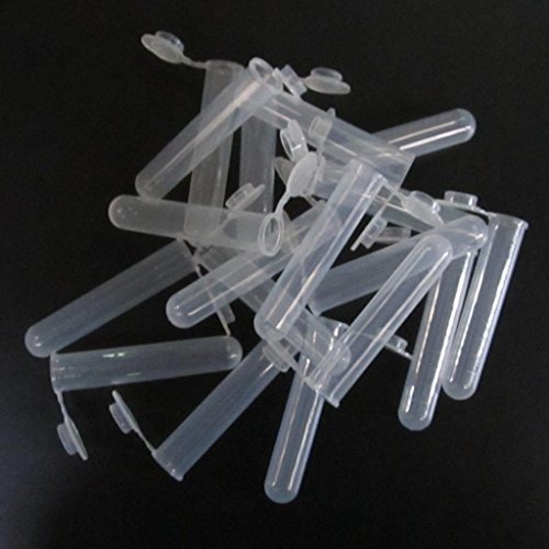Jiuwu 10ml Plastic Ep Vial Tube Sample Storage Container Liquid Centrifuge Pack Of 50