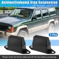 X Autohaux 2 Pcs 3 Rear Suspension Bump Stop For Jeep Xj Cherokee 1987-2001 M-j Comanche 1987-1992 Leaf Spring Jounce Bumper