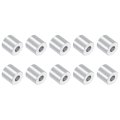 10pcs Aluminum Spacers 3 4 Od X 5 16 Id L Screw Standoff Brushed Finish Unthreaded Metal Round Spacer Bushing For M8 Bolts 