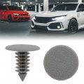 Uxcell 50 Pcs Gray Plastic Door Bumper Push Rivets Clip 8 5mm For Auto Car