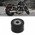 Uxcell 8mm Hole Rubber Chain Roller Pulley Tensioner Wheel Guide For Motorcycle