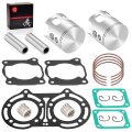 64mm Std Forged Piston Ring Set Gaskets Kit For Yamaha Banshee 350 Yfz350 1986-2006 2gu-11631-00-94 