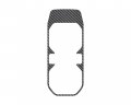 Cup Holder Accent Trim For 2019-2024 Gladiator 