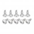 Uxcell 8 X 3 Self Drilling Screws 50pcs 304 Stainless Steel Phillips Pan Head Tapping For Wood Plastic