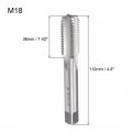 Uxcell Metric Machine Tap Left Hand M18 Thread 2 5 Pitch H2 4 Flutes High Speed Steel Screw Taps Tapping Tool